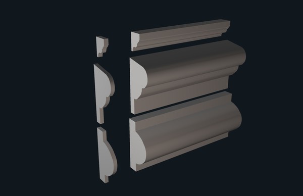 3d model of interior trims - Trim Package 1 by tahnoak